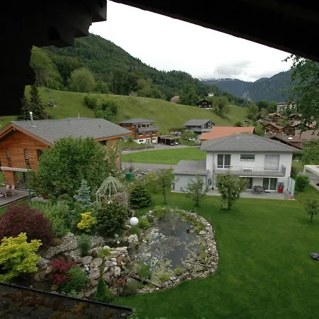 Pristine Home In A Charming Village Large Grassy Sunbathing Area View Of The M Nch And Jungfrau Holiday home Wilderswil