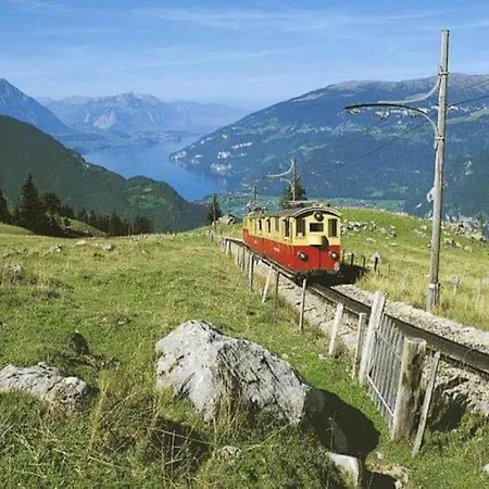 Pristine In A Charming Village Large Grassy Sunbathing Area View Of The M Nch And Jungfrau